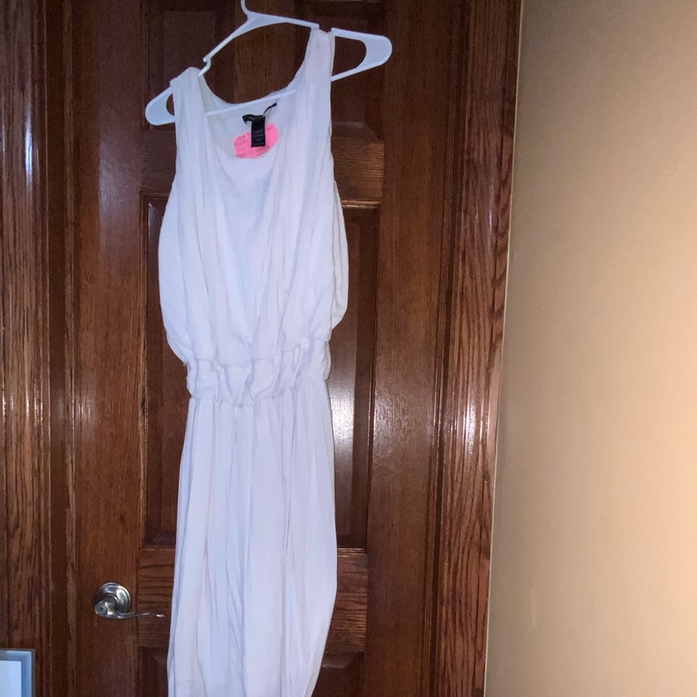 White Blouson Dress Ashley Stewart Size 18/20 [LIKE NEW]